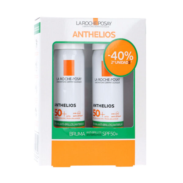 Pack La Roche Posay Anthelios Bruma Invisible Anti-brillos SPF50+